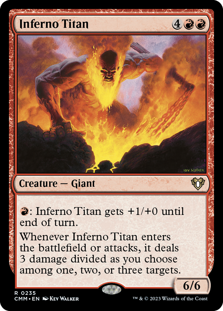 Inferno Titan [Commander Masters] | Multizone: Comics And Games