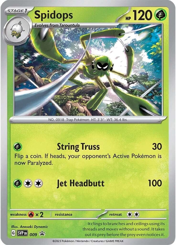 Spidops (009) [Scarlet & Violet: Black Star Promos] Pokemon Single Pokémon  | Multizone: Comics And Games