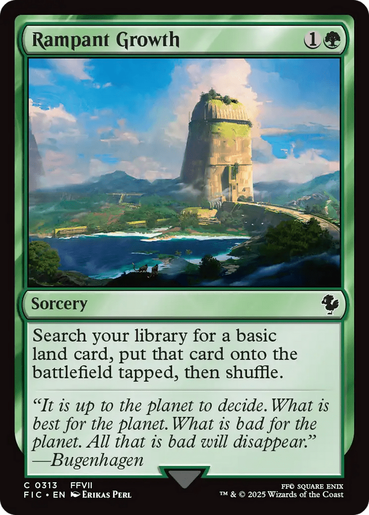 Rampant Growth [FINAL FANTASY Commander] MTG Single Magic: The Gathering  | Multizone: Comics And Games