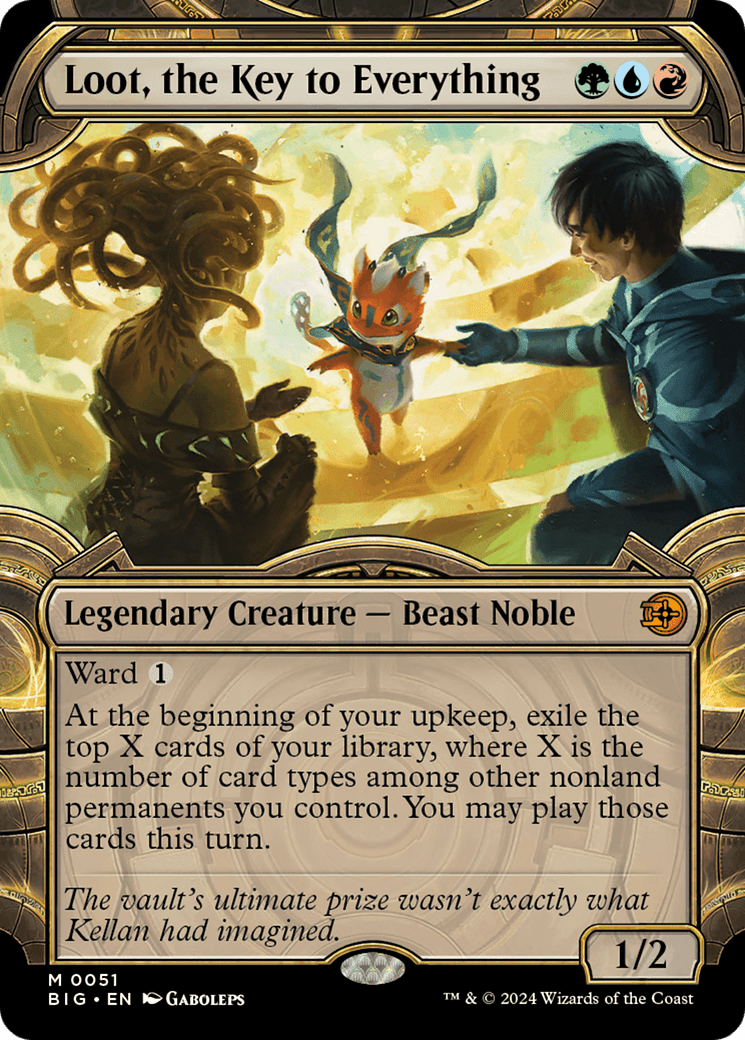 Loot, the Key to Everything (Showcase) [Outlaws of Thunder Junction: The Big Score] MTG Single Magic: The Gathering  | Multizone: Comics And Games