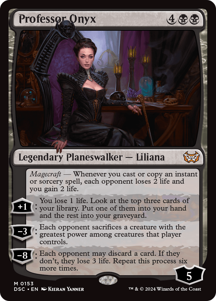 Professor Onyx [Duskmourn: House of Horror Commander] MTG Single Magic: The Gathering  | Multizone: Comics And Games