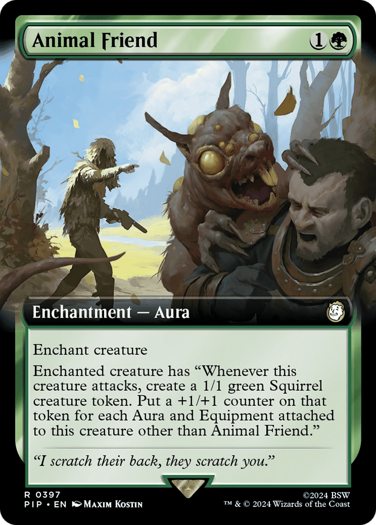 Animal Friend (Extended Art) [Fallout] MTG Single Magic: The Gathering  | Multizone: Comics And Games