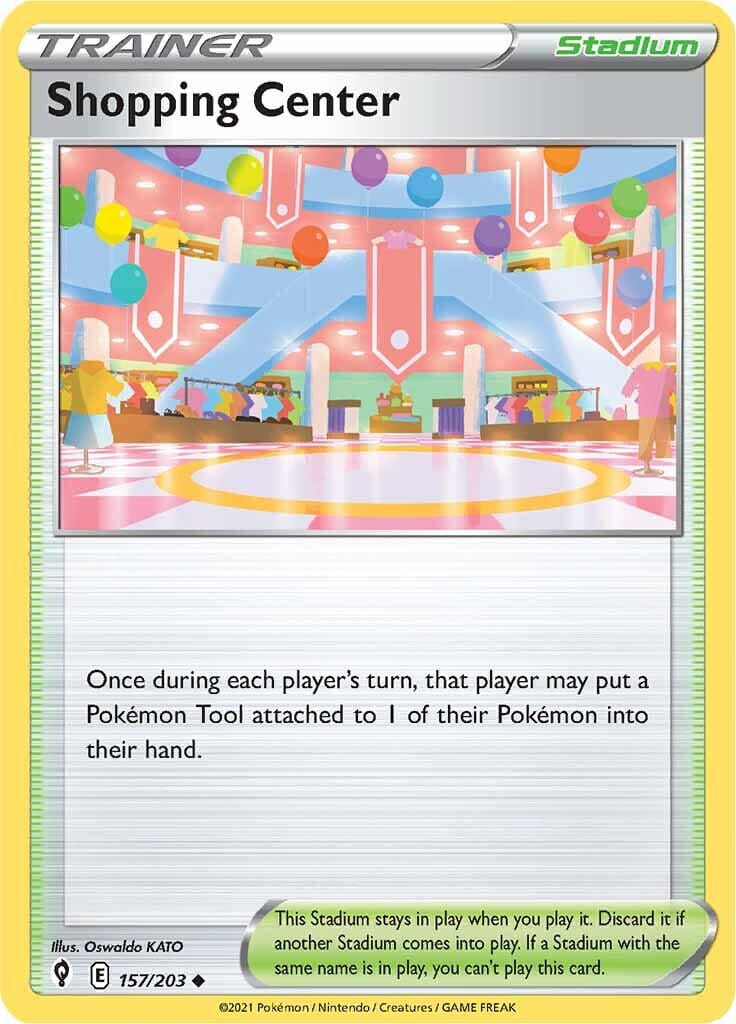 Shopping Center (157/203) [Sword & Shield: Evolving Skies] Pokemon Single Pokémon  | Multizone: Comics And Games