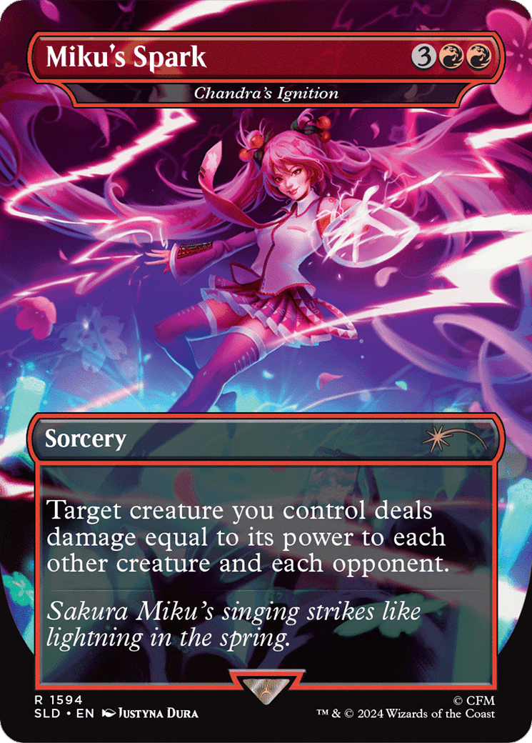 Miku's Spark - Chandra's Ignition [Secret Lair Drop Series] MTG Single Magic: The Gathering  | Multizone: Comics And Games