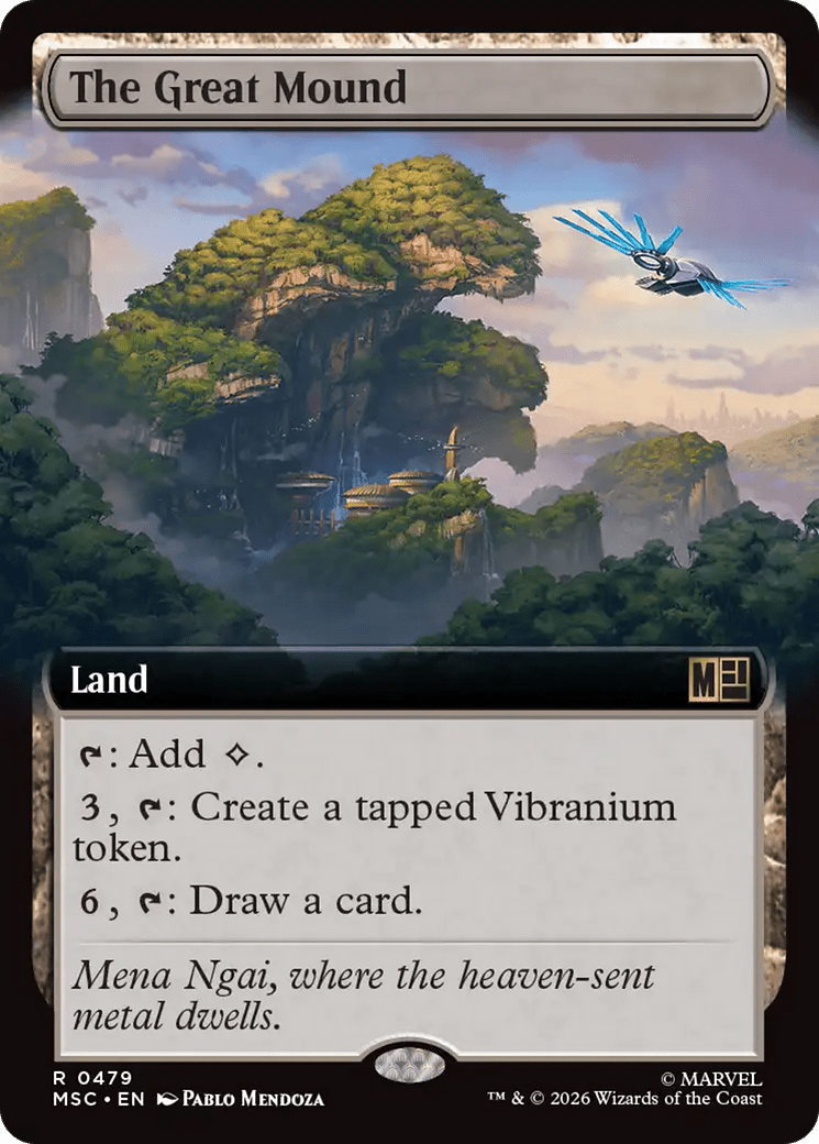 The Great Mound (Extended Art) [Marvel Super Heroes Commander] MTG Single Magic: The Gathering  | Multizone: Comics And Games