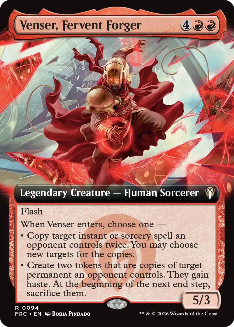 Venser, Fervent Forger (Extended Art) [Reality Fracture Commander] | Multizone: Comics And Games