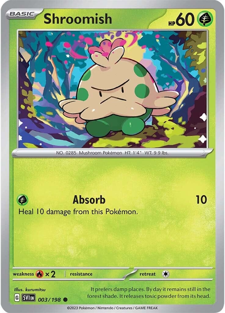 Shroomish (003/198) [Scarlet & Violet: Base Set] Pokemon Single Pokémon  | Multizone: Comics And Games
