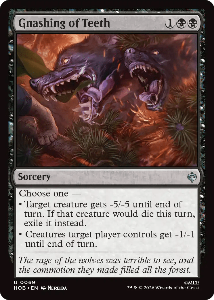 Gnashing of Teeth [The Hobbit] MTG Single Magic: The Gathering  | Multizone: Comics And Games