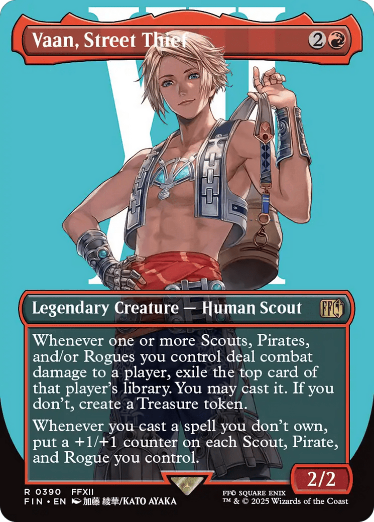 Vaan, Street Thief (Borderless) [FINAL FANTASY] MTG Single Magic: The Gathering  | Multizone: Comics And Games