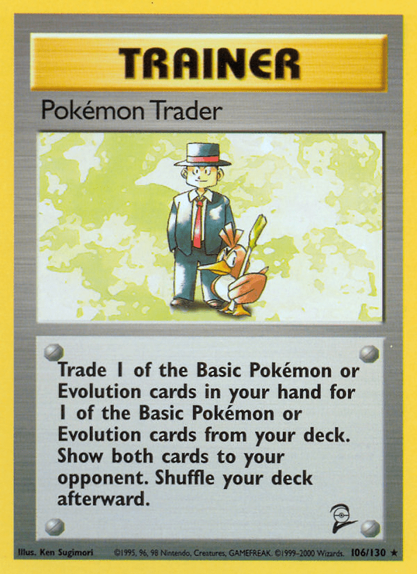 Pokemon Trader (106/130) [Base Set 2] Pokemon Single Pokémon  | Multizone: Comics And Games