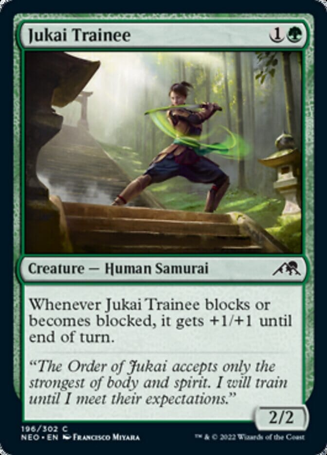 Jukai Trainee [Kamigawa: Neon Dynasty] MTG Single Magic: The Gathering  | Multizone: Comics And Games