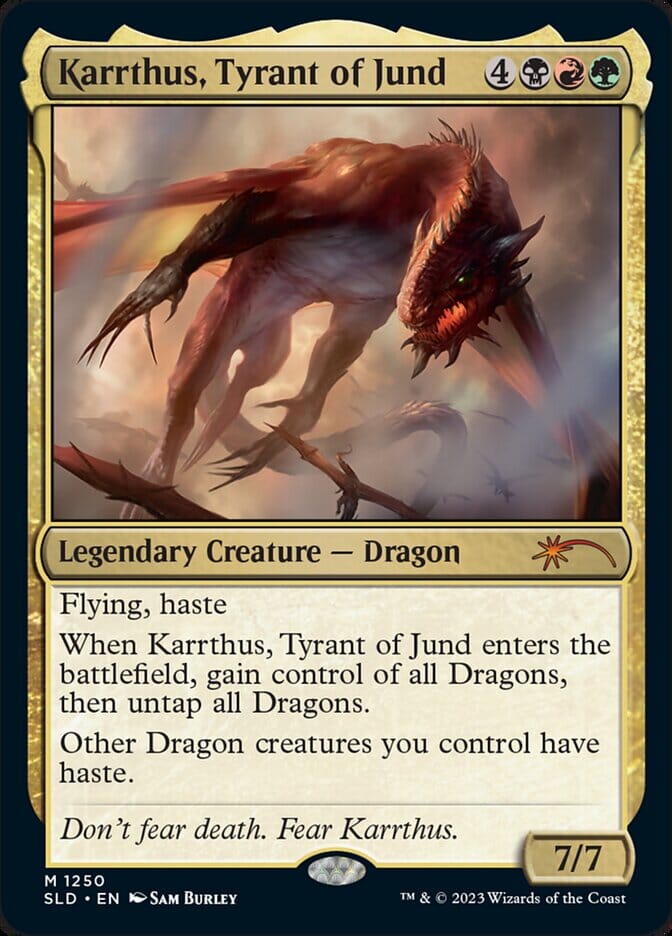 Karrthus, Tyrant of Jund [Secret Lair Drop Series] MTG Single Magic: The Gathering  | Multizone: Comics And Games