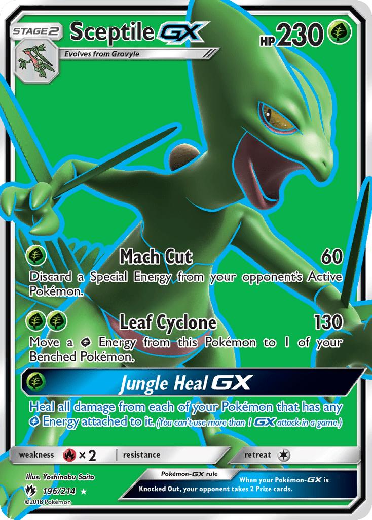 Sceptile GX (196/214) [Sun & Moon: Lost Thunder] Pokemon Single Pokémon  | Multizone: Comics And Games