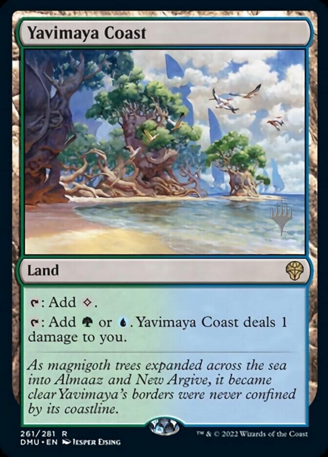 Yavimaya Coast (Promo Pack) [Dominaria United Promos] MTG Single Magic: The Gathering  | Multizone: Comics And Games
