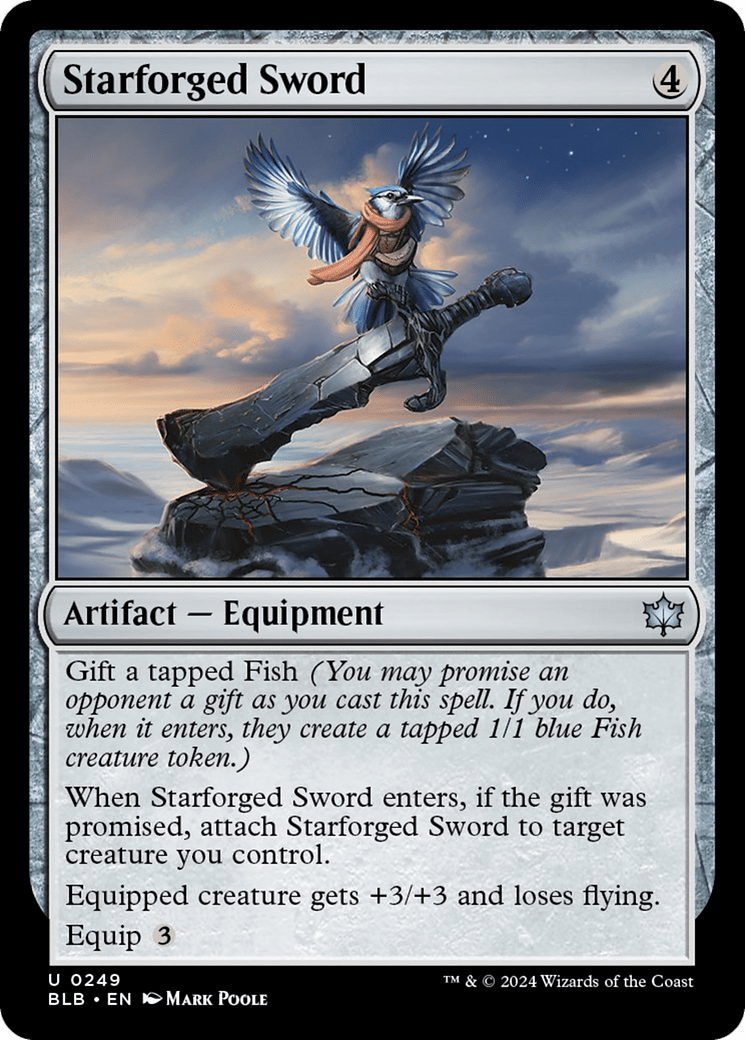 Starforged Sword [Bloomburrow] MTG Single Magic: The Gathering  | Multizone: Comics And Games