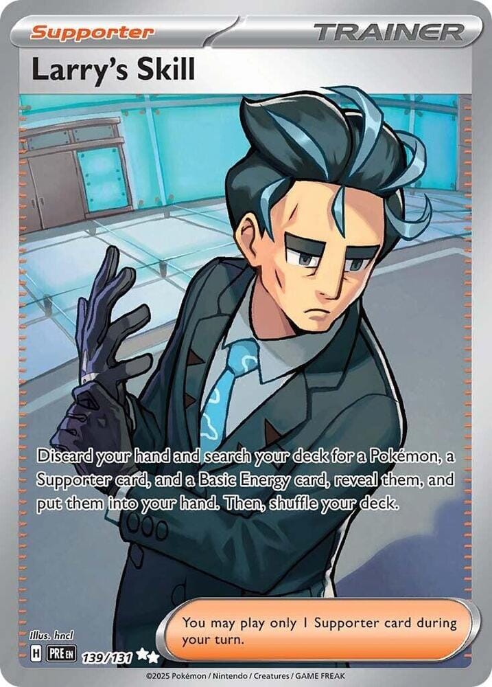 Larry's Skill (139/131) [Scarlet & Violet: Prismatic Evolutions] Pokemon Single Pokémon  | Multizone: Comics And Games