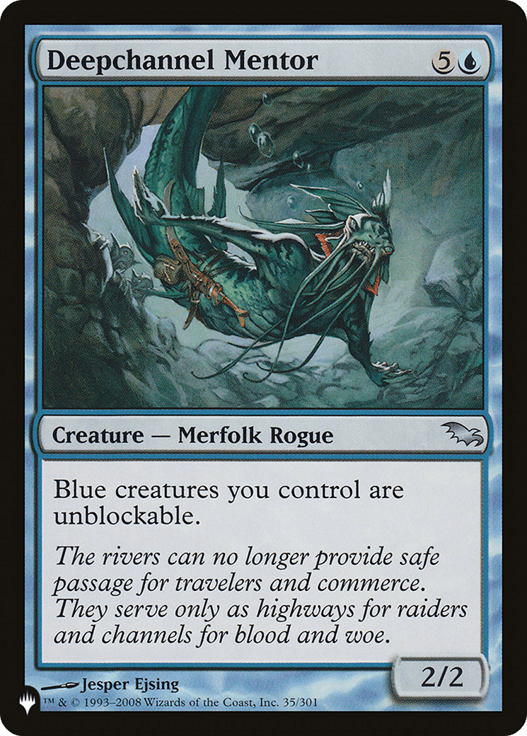 Deepchannel Mentor [The List] MTG Single Magic: The Gathering  | Multizone: Comics And Games