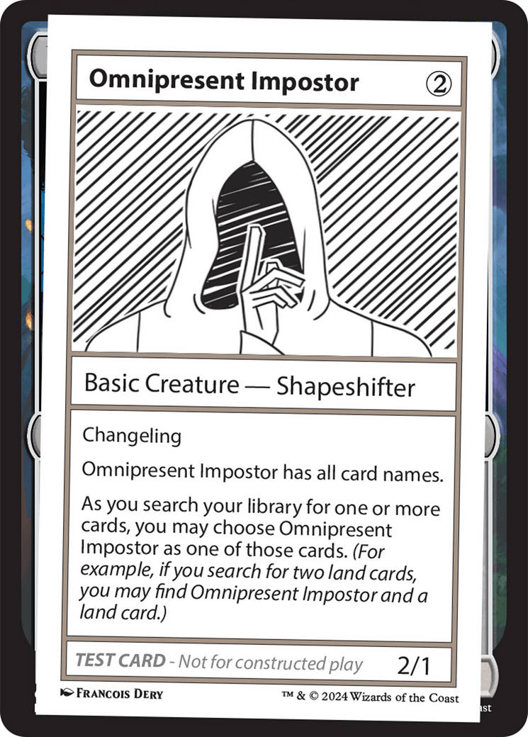 Omnipresent Impostor [Mystery Booster 2 Playtest Cards] MTG Single Magic: The Gathering  | Multizone: Comics And Games