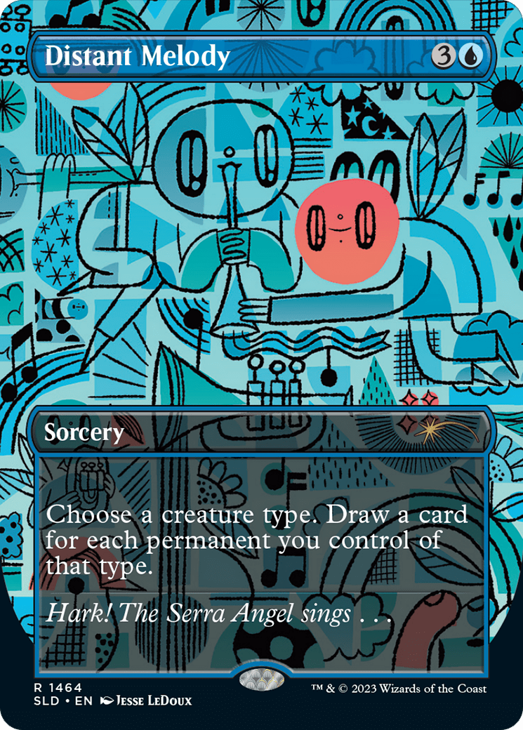 Distant Melody [Secret Lair Drop Series] MTG Single Magic: The Gathering  | Multizone: Comics And Games