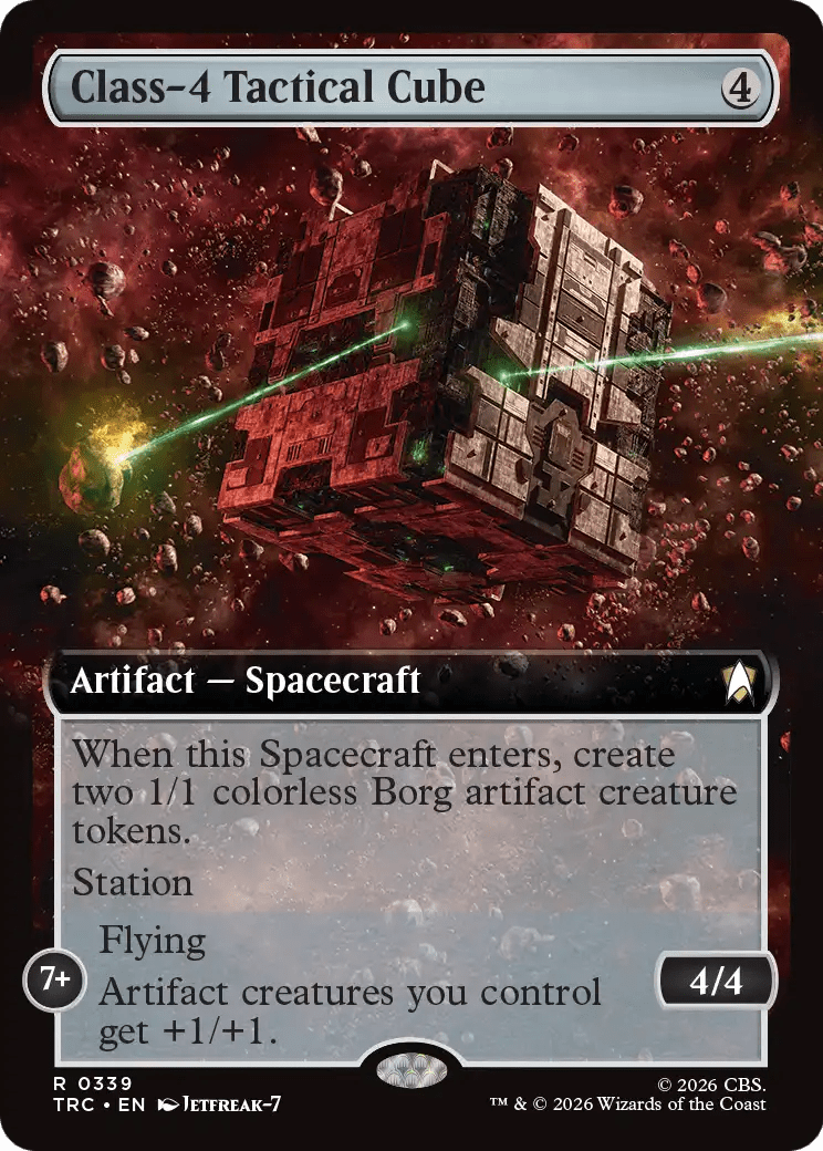 Class-4 Tactical Cube (Extended Art) [Star Trek Commander] MTG Single Magic: The Gathering  | Multizone: Comics And Games