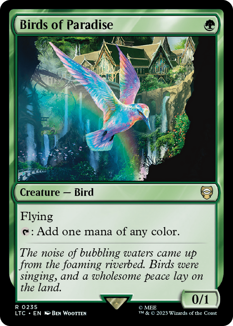 Birds of Paradise [The Lord of the Rings: Tales of Middle-Earth Commander] MTG Single Magic: The Gathering  | Multizone: Comics And Games