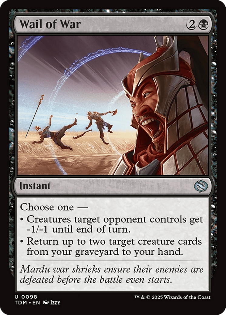 Wail of War [Tarkir: Dragonstorm] MTG Single Magic: The Gathering  | Multizone: Comics And Games