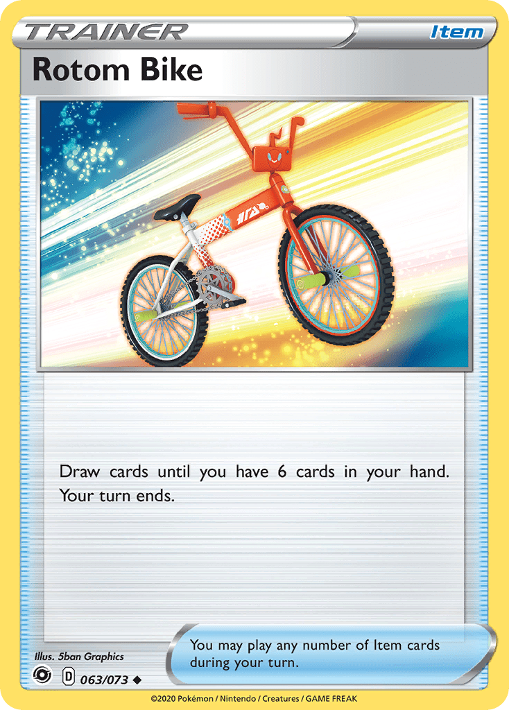 Rotom Bike (063/073) [Sword & Shield: Champion's Path] Pokemon Single Pokémon  | Multizone: Comics And Games