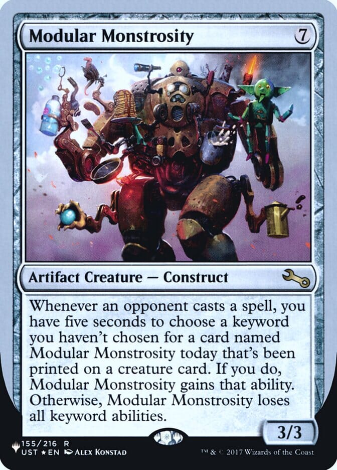Modular Monstrosity (Unfinity Foil Edition) [The List] MTG Single Magic: The Gathering  | Multizone: Comics And Games
