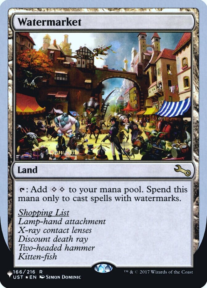 Watermarket (Unfinity Foil Edition) [The List] MTG Single Magic: The Gathering  | Multizone: Comics And Games
