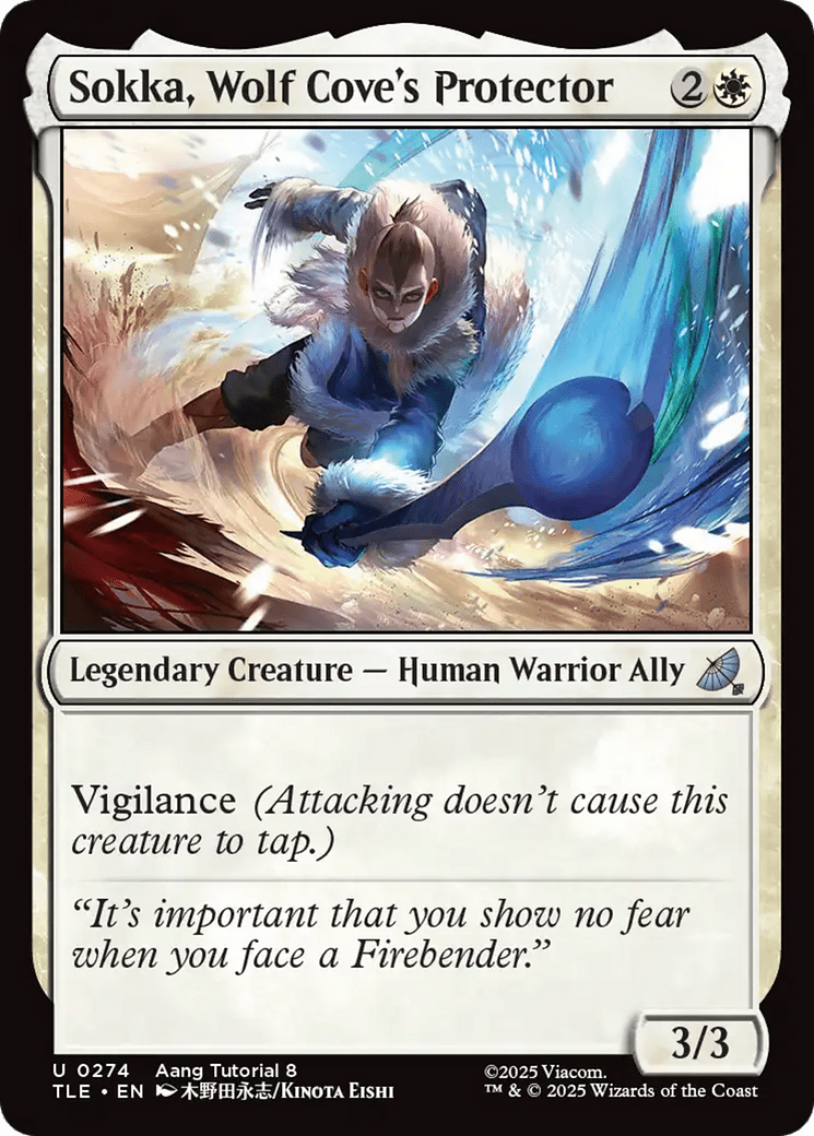 Sokka, Wolf Cove's Protector (0274) [Avatar: The Last Airbender: Eternal-Legal] MTG Single Magic: The Gathering  | Multizone: Comics And Games