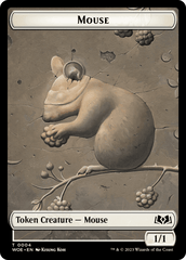 Mouse // Food (0012) Double-Sided Token [Wilds of Eldraine Tokens] MTG Single Magic: The Gathering  | Multizone: Comics And Games