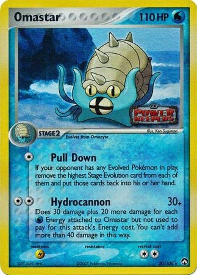 Omastar (20/108) (Stamped) [EX: Power Keepers] Pokemon Single Pokémon  | Multizone: Comics And Games