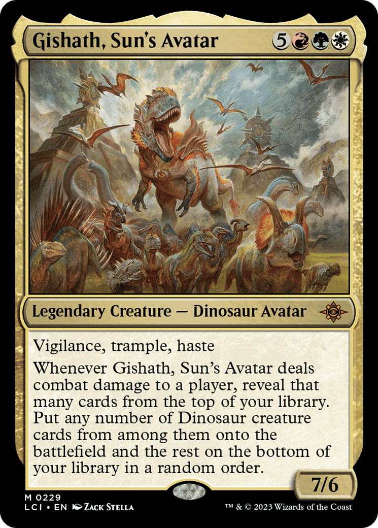 Gishath, Sun's Avatar [The Lost Caverns of Ixalan] MTG Single Magic: The Gathering  | Multizone: Comics And Games