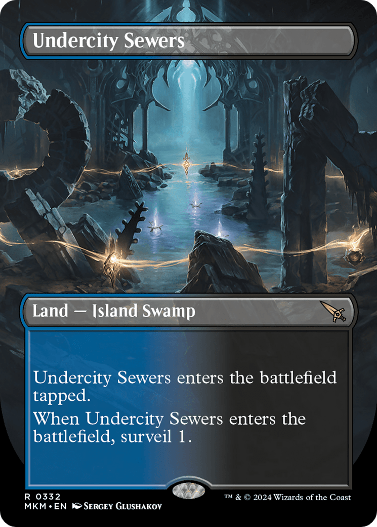 Undercity Sewers (Borderless) [Murders at Karlov Manor] MTG Single Magic: The Gathering  | Multizone: Comics And Games