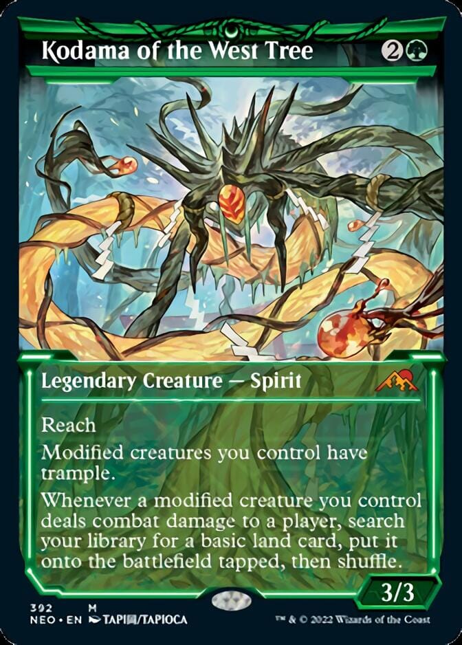 Kodama of the West Tree (Showcase Soft Glow) [Kamigawa: Neon Dynasty] MTG Single Magic: The Gathering  | Multizone: Comics And Games