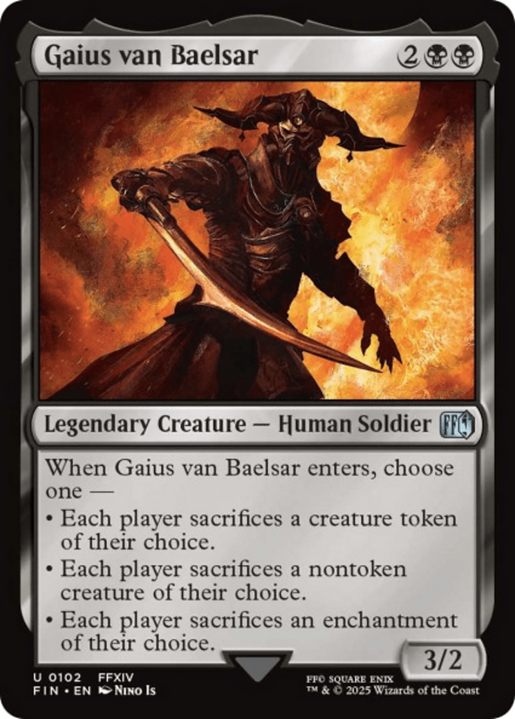 Gaius van Baelsar [FINAL FANTASY] MTG Single Magic: The Gathering  | Multizone: Comics And Games