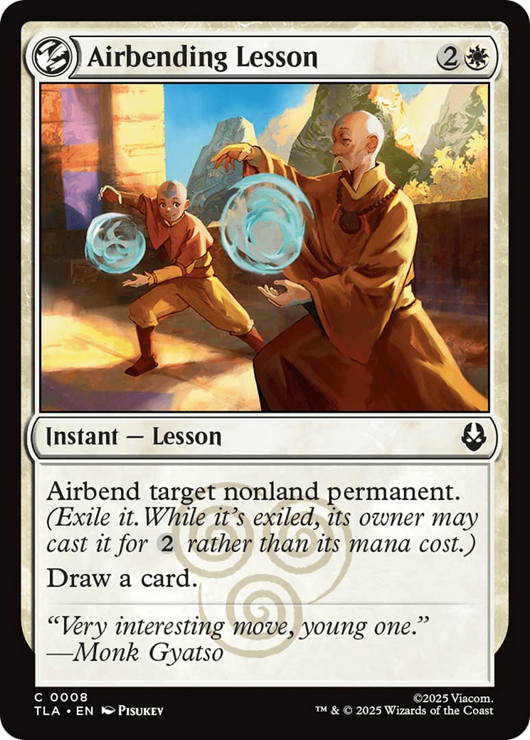 Airbender Lesson [Avatar: The Last Airbender] MTG Single Magic: The Gathering  | Multizone: Comics And Games