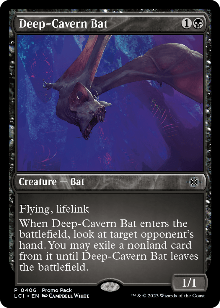 Deep-Cavern Bat [The Lost Caverns of Ixalan Promos] MTG Single Magic: The Gathering  | Multizone: Comics And Games