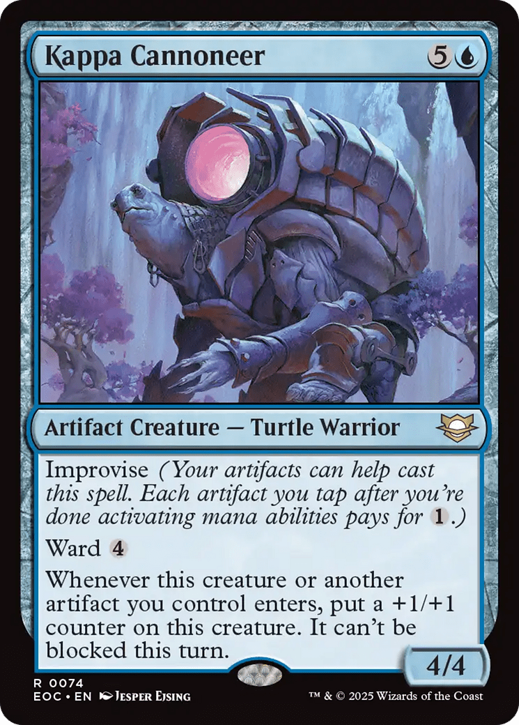 Kappa Cannoneer [Edge of Eternities Commander] MTG Single Magic: The Gathering  | Multizone: Comics And Games