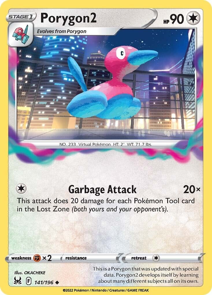Porygon2 (141/196) [Sword & Shield: Lost Origin] Pokemon Single Pokémon  | Multizone: Comics And Games