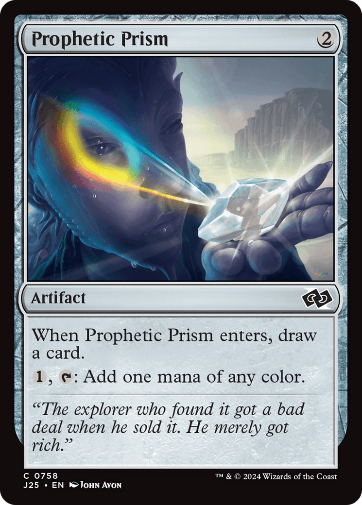Prophetic Prism [Foundations Jumpstart] MTG Single Magic: The Gathering  | Multizone: Comics And Games
