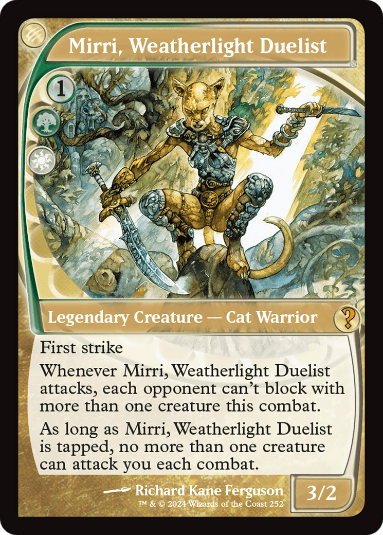 Mirri, Weatherlight Duelist (Future Sight) [Mystery Booster 2] MTG Single Magic: The Gathering  | Multizone: Comics And Games
