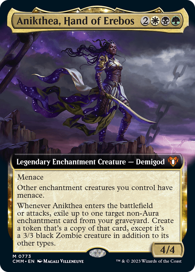 Anikthea, Hand of Erebos (Extended Art) [Commander Masters] MTG Single Magic: The Gathering  | Multizone: Comics And Games