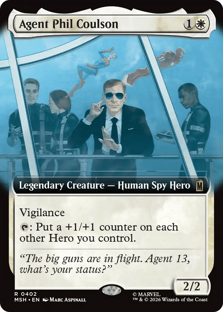Agent Phil Coulson (Extended Art) [Marvel Super Heroes] MTG Single Magic: The Gathering  | Multizone: Comics And Games
