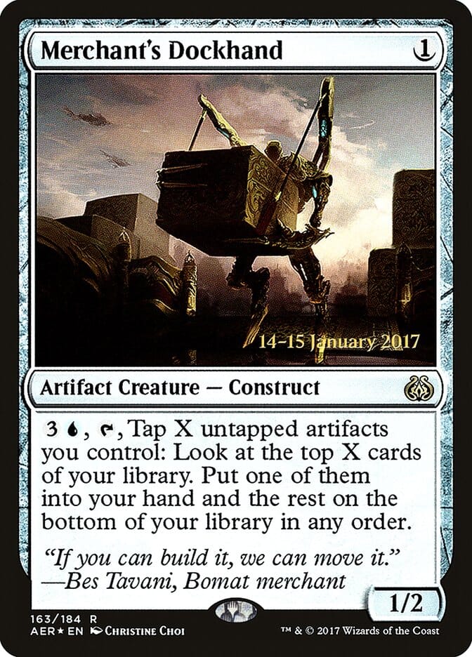Merchant's Dockhand [Aether Revolt Prerelease Promos] MTG Single Magic: The Gathering  | Multizone: Comics And Games