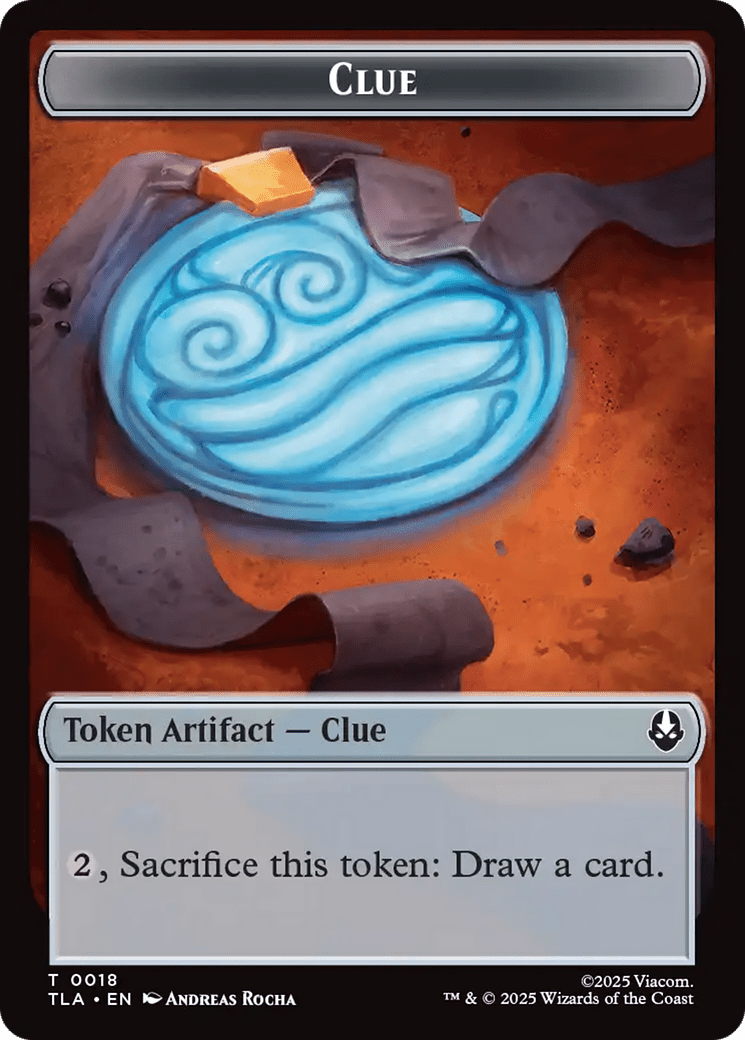 Ally (0005) // Clue (0018) Double-Sided Token [Avatar: The Last Airbender Tokens] MTG Single Magic: The Gathering  | Multizone: Comics And Games
