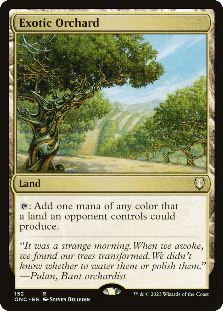 Exotic Orchard [Phyrexia: All Will Be One Commander] MTG Single Magic: The Gathering  | Multizone: Comics And Games
