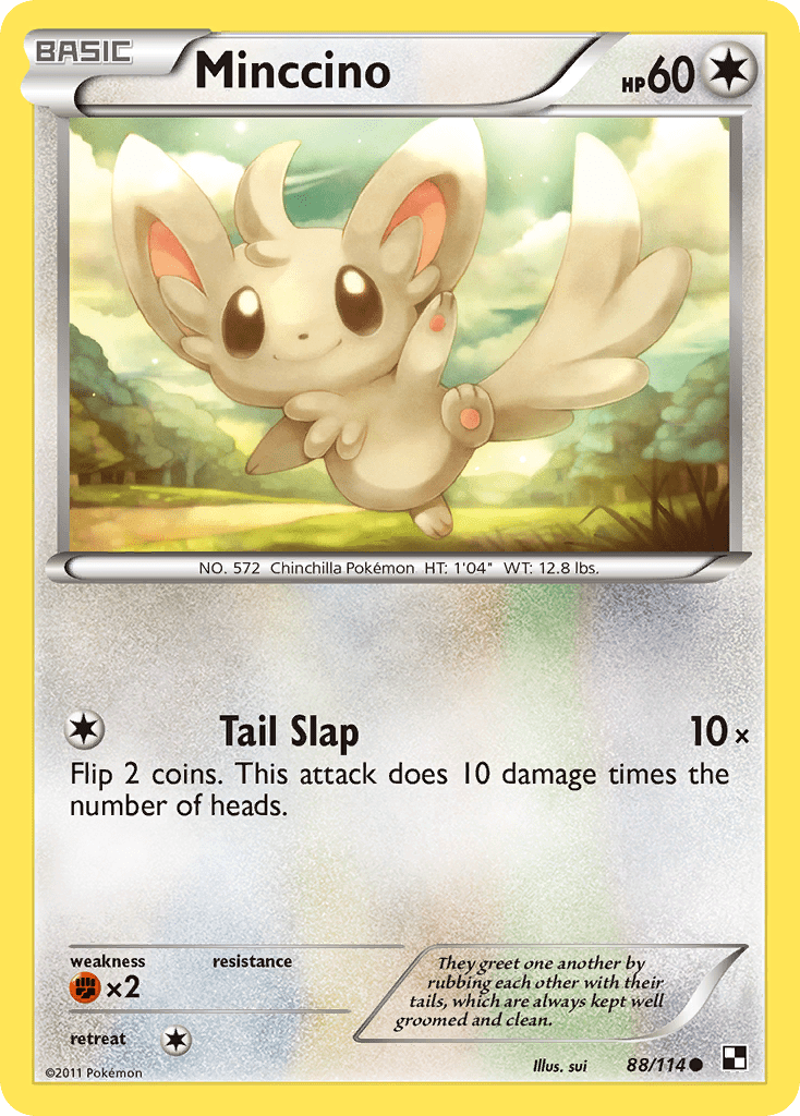 Minccino (88/114) [Black & White: Base Set] Pokemon Single Pokémon  | Multizone: Comics And Games