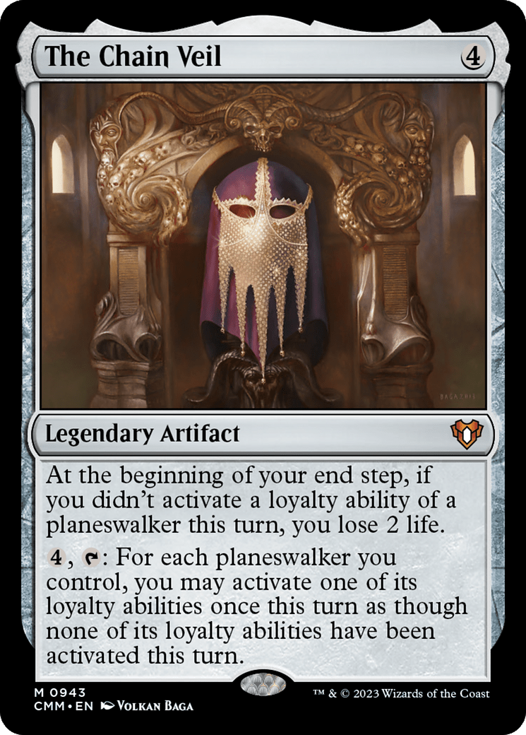 The Chain Veil [Commander Masters] MTG Single Magic: The Gathering  | Multizone: Comics And Games