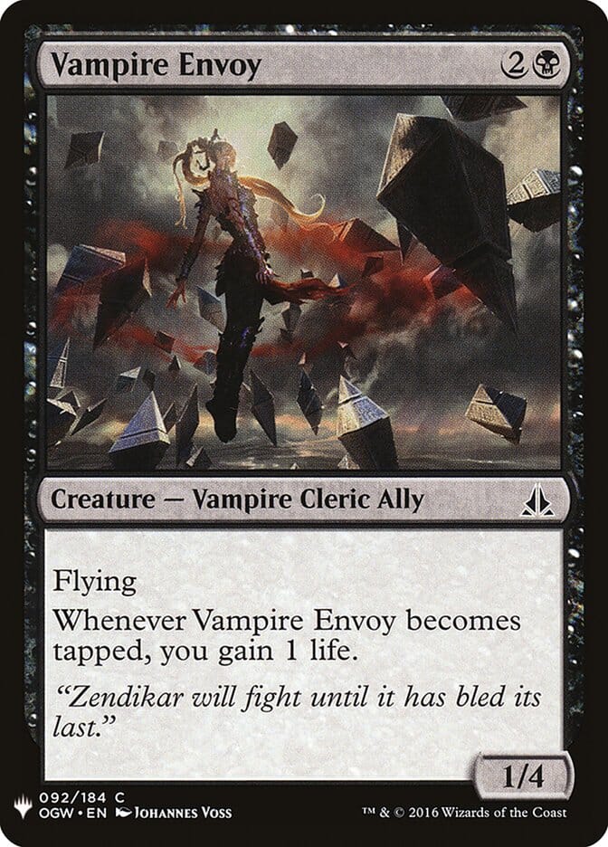 Vampire Envoy [Mystery Booster] MTG Single Magic: The Gathering  | Multizone: Comics And Games